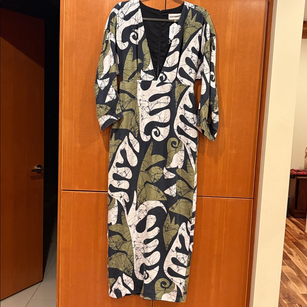 Mara Hoffman Irina Plunge Neck Maxi Dress - Picture 5 of 8